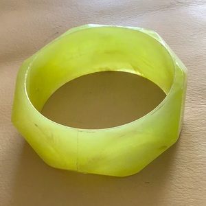 Vintage (70’s) Lucite Geometric Bangle